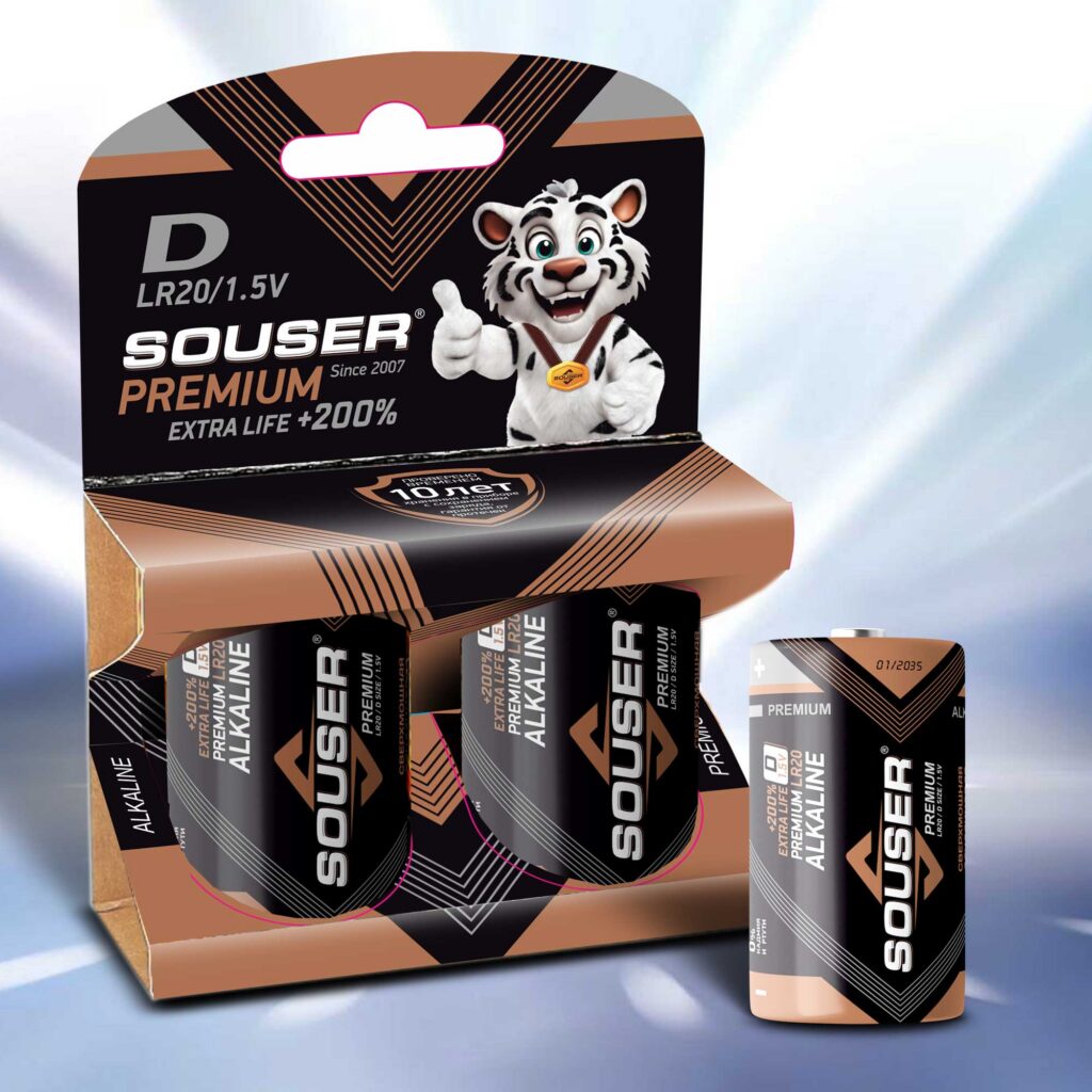 alkaline battery lr-20 Souser